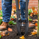 VEVOR posteņa urbšanas rīks ar oglekļa tērauda rokturi, mēroga atzīmēm, 146 cm urbis