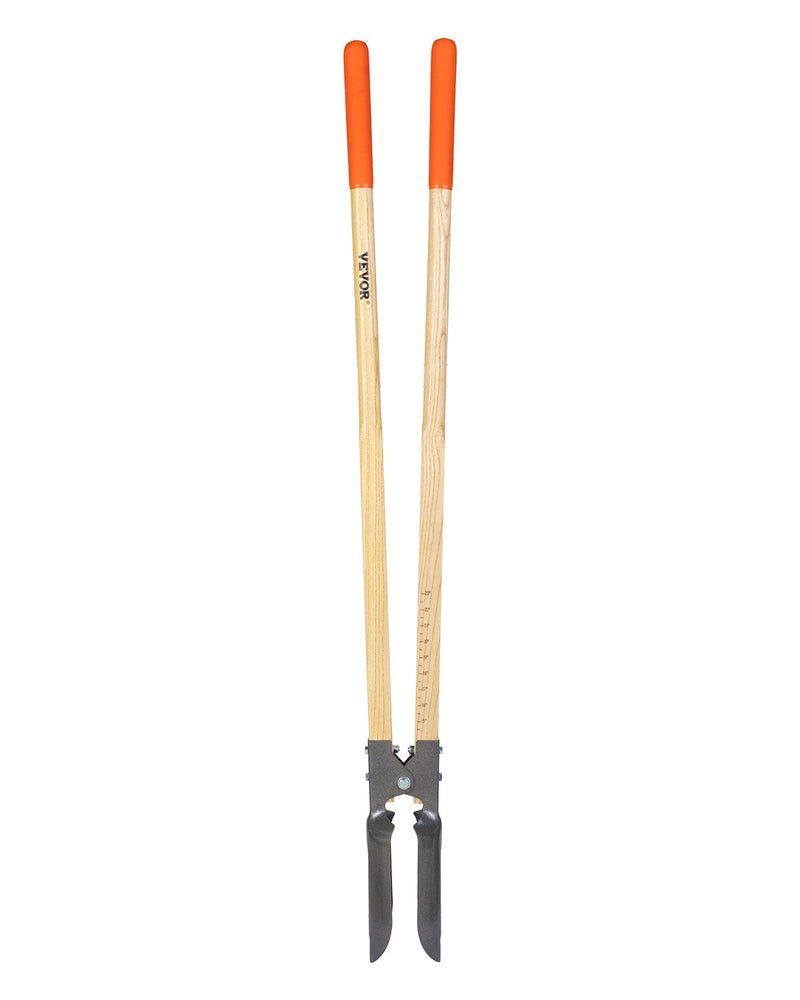 VEVOR caurumu rakšanas instruments ar koka rokturi un mērogu atzīmēm, 146 cm caurumu rakšanas instruments