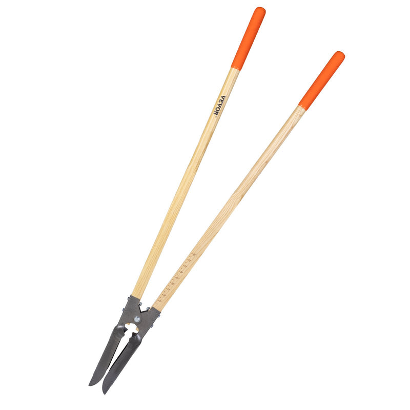 VEVOR caurumu rakšanas instruments ar koka rokturi un mērogu atzīmēm, 146 cm caurumu rakšanas instruments