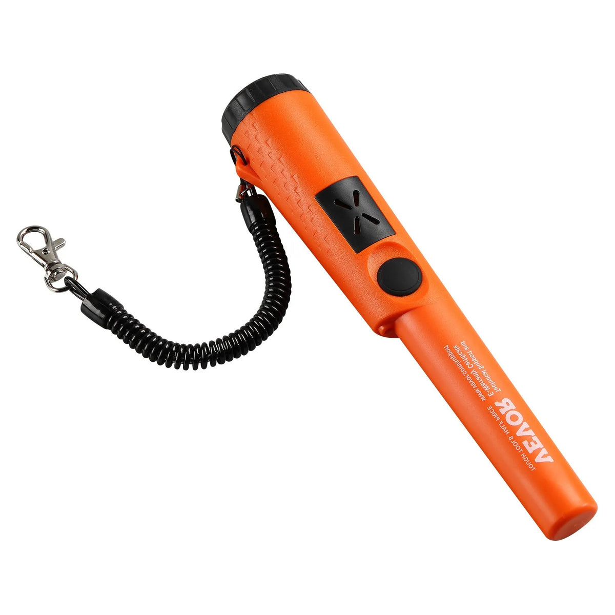 Metal Detector Precision Probe, Semi-Waterproof Handheld Device with 50 mm Detection Depth, 3 Operating Modes, Treasure Hunting Probe with Pouch, Waterproof Bag and 9 V Battery, Suitable for Adults and Children