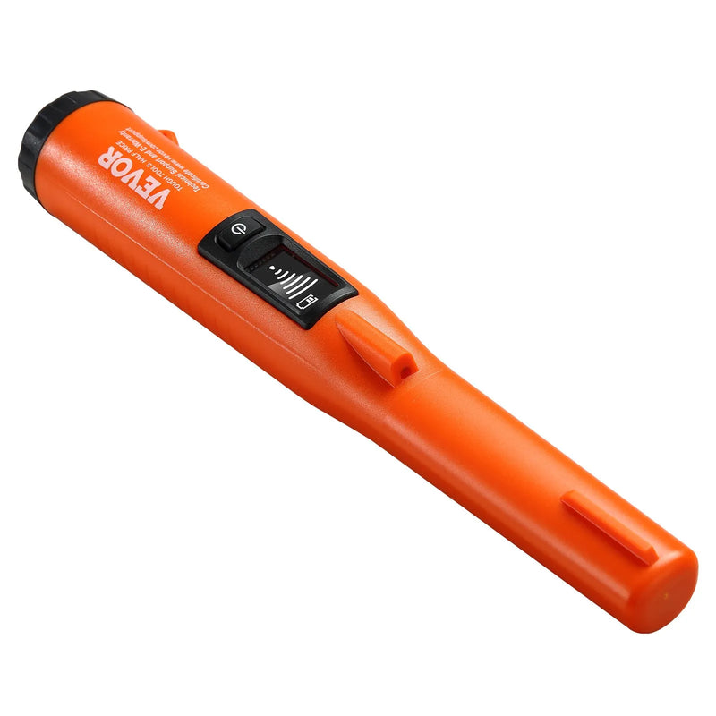 Metāla detektora precīzijas zonde, IP68 pilnībā ūdensizturīga rokas ierīce ar LCD ekrānu, 114 mm noteikšanas dziļums, 3 darbības režīmi, paredzēta dārgumu meklēšanai, ar maciņu un 9 V bateriju, piemērota pieaugušajiem un bērniem