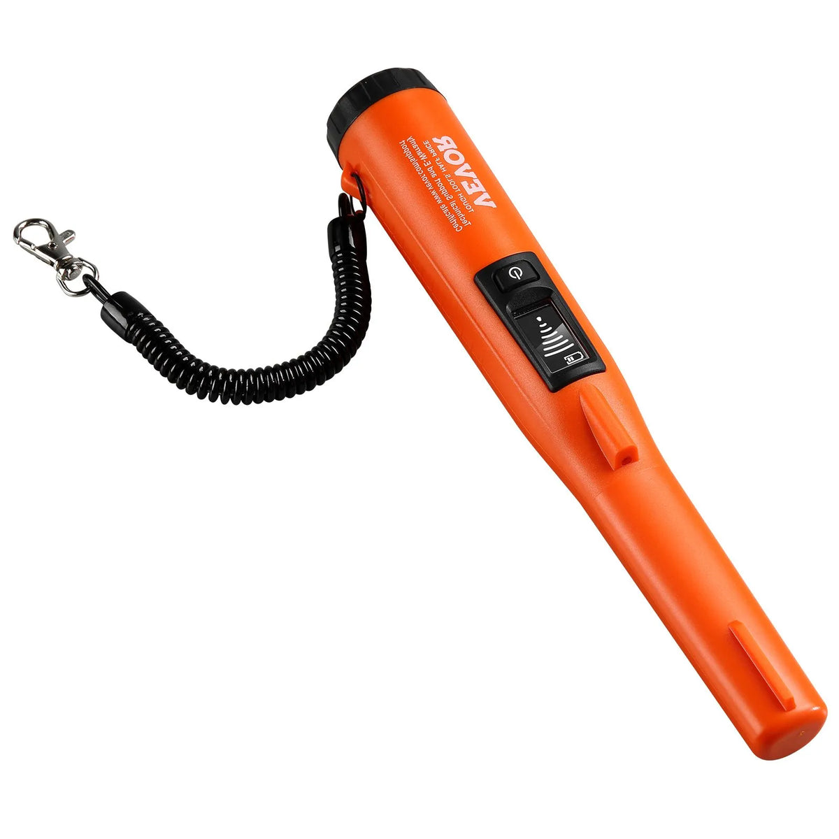 Metal Detector Precision Probe, IP68 Fully Waterproof Handheld Device with LCD Screen, 114 mm Detection Depth, 3 Operating Modes, Designed for Treasure Hunting, Includes Carrying Case and 9 V Battery, Suitable for Adults and Children