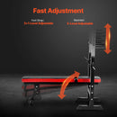 Regulējams salokāms treniņu sols mājas sporta zālei - vēdera preses un spēka treniņiem