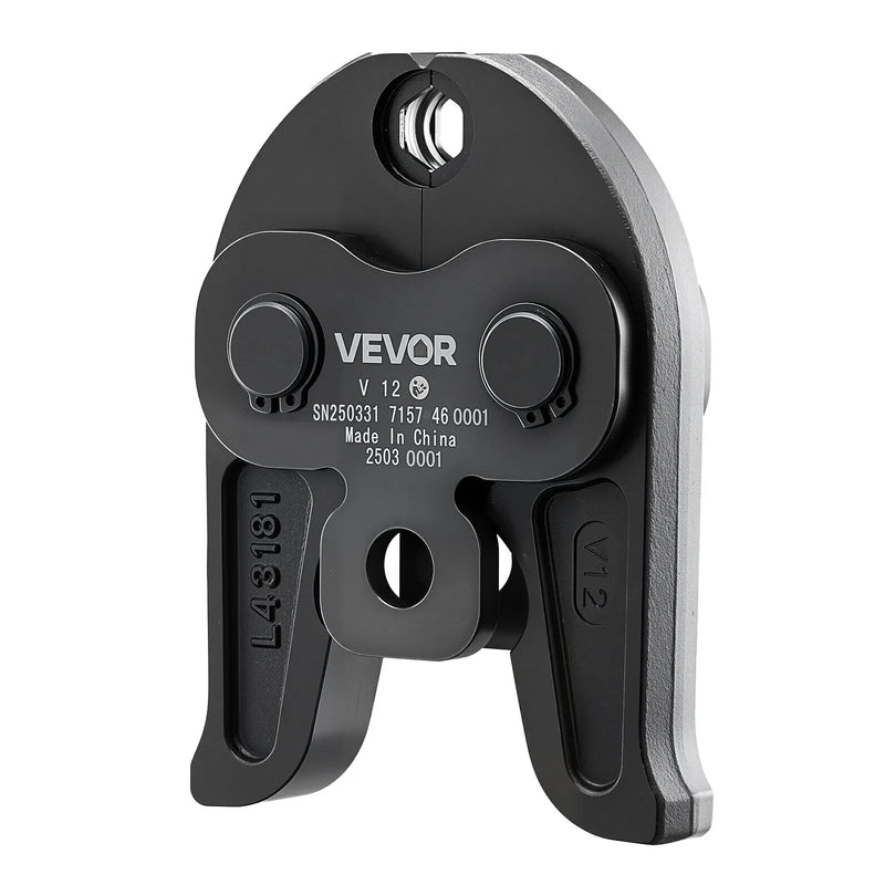 V12 presēšanas uzgalis 12 mm, piemērots V tipa nerūsējošā tērauda caurulēm