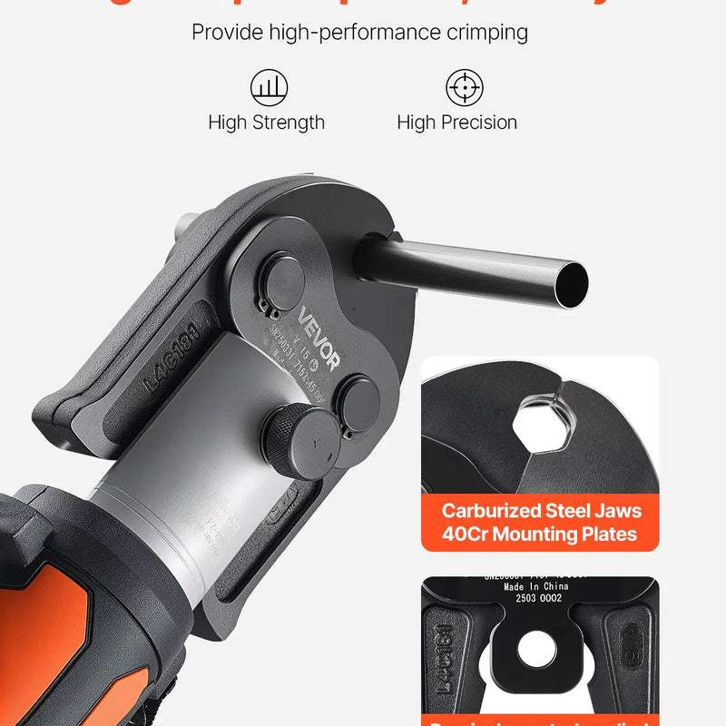 V15 presēšanas uzgalis 15 mm, piemērots V tipa nerūsējošā tērauda caurulēm