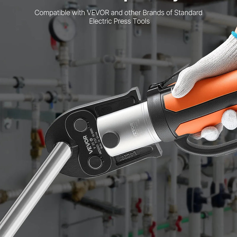 V22 presēšanas uzgalis 22 mm, piemērots V tipa nerūsējošā tērauda caurulēm