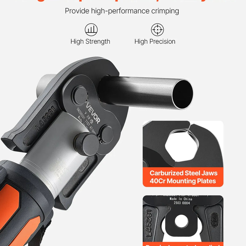 V28 presēšanas uzgalis 28 mm, piemērots V tipa nerūsējošā tērauda caurulēm