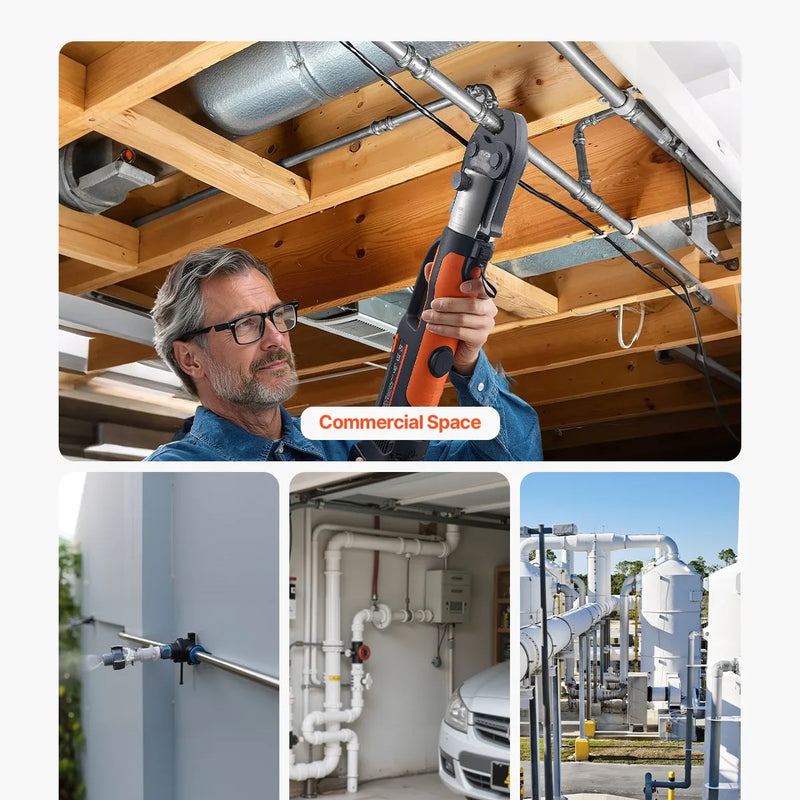 V28 presēšanas uzgalis 28 mm, piemērots V tipa nerūsējošā tērauda caurulēm