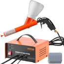 Pulvera pārklāšanas sistēma, 50 kV elektrostatiskās jaudas pulvera pārklāšanas komplekts ar smidzināšanas pistoli, kājas slēdzi, sprauslām un pulvera traukiem, pārklāšanas iekārta mājas un komerciālai ražošanai