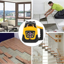 VEVOR rotējošā lāzera niveliera komplekts ar sarkano staru, digitāls pašnivelējošs, darbības diapazons līdz 500 m, ar uztvērēju, tālvadības pulti un transportēšanas koferi