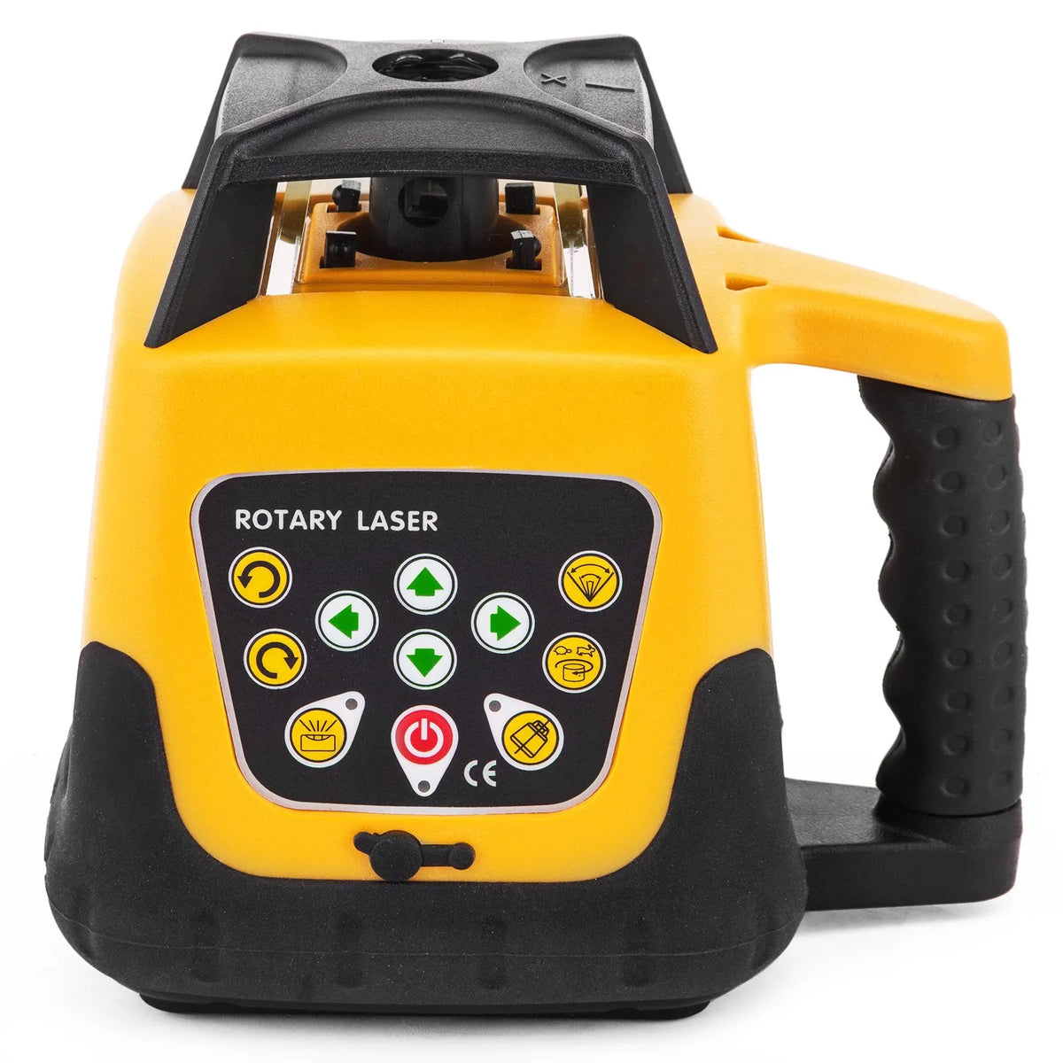 VEVOR Rotating Green Laser Level, 500 m Working Range, Adjustable Slope, 360° Rotation, High Precision, Includes Remote Control, Receiver and Carrying Case