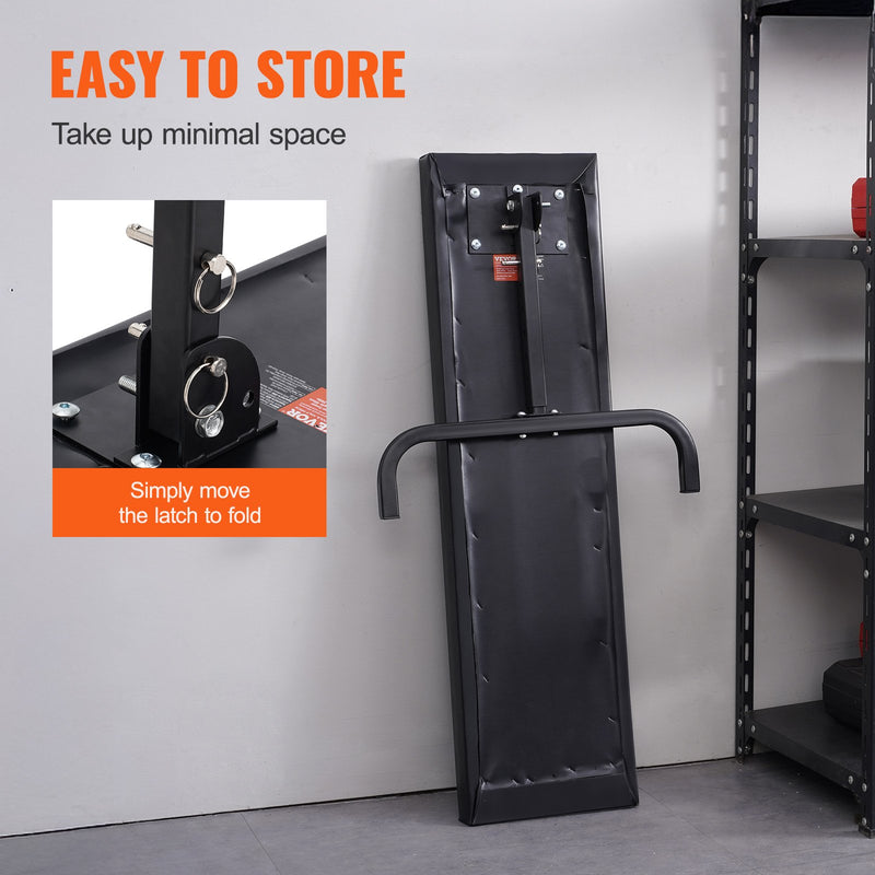 VEVOR 102 cm Apakšpaneļa Ratiņkrēsls, 150 kg, Regulējams Augstums, Ripojošs Garāžas Modelis