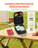 Izdzīvošanas pirmās palīdzības komplekts, 250 vienības, izdzīvošanas aprīkojums un piederumi, neatliekamās palīdzības komplekti vīriešiem un sievietēm kempingam, laivai, zemestrīcēm, pārgājieniem, medībām un āra piedzīvojumiem.