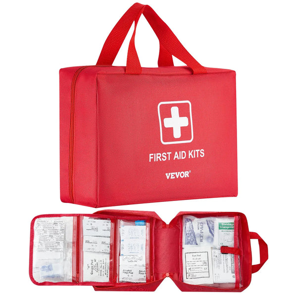 Pirmās palīdzības komplekts, 420 vienības, neatliekamās medicīnas piederumi mājai, automašīnai, birojam, ceļošanai, kempingam, kravas automašīnai, pārgājieniem, sportam, transportlīdzekļiem un āra ārkārtas situācijām