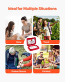 Pirmās palīdzības komplekts, 420 vienības, neatliekamās medicīnas piederumi mājai, automašīnai, birojam, ceļošanai, kempingam, kravas automašīnai, pārgājieniem, sportam, transportlīdzekļiem un āra ārkārtas situācijām.