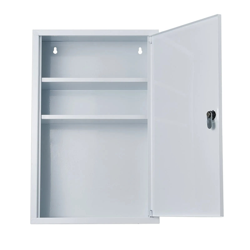 3 plauktu pirmās palīdzības skapis, 1000 vienības, liela ietilpība, pie sienas stiprināms medicīnas skapis, OSHA & ANSI 2015 (Class A), rūpnieciskais neatliekamās palīdzības metāla skapis uzņēmumiem un darba vietām