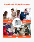 3 plauktu pirmās palīdzības skapis, 1000 vienības, liela ietilpība, pie sienas stiprināms medicīnas skapis, OSHA & ANSI 2015 (Class A), rūpnieciskais neatliekamās palīdzības metāla skapis uzņēmumiem un darba vietām