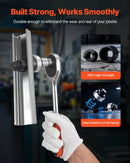 VEVOR sprūdrata caurumu izsišanas instrumentu komplekts SLUG-Buster, caurumu diametrs 12,7–50,8 mm, ar 6 matricām, 40Cr tērauds, alumīnijam, mīkstajam tēraudam, stikla šķiedrai un plastmasai