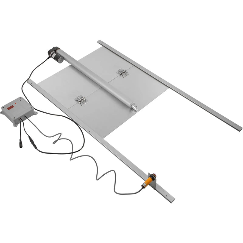 VEVOR automātiskās vistas kūts durvis ar taimeri un gaismas sensoru, 12 V 66 W elektriskās mājputnu durvis ar infrasarkano sensoru un divām tālvadībām