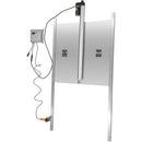 VEVOR automātiskās vistas kūts durvis ar taimeri un gaismas sensoru, 12 V 66 W elektriskās mājputnu durvis ar infrasarkano sensoru un divām tālvadībām