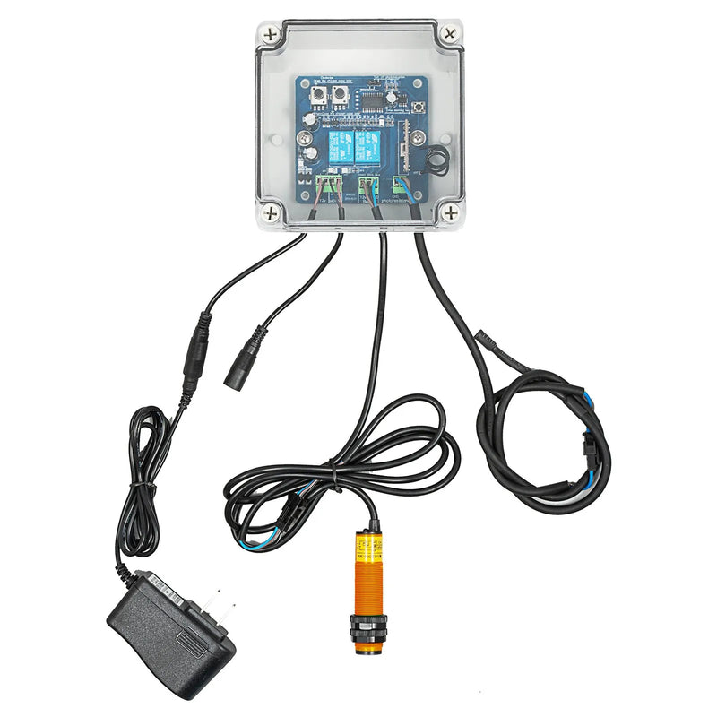 VEVOR automātiskais durvju atvēršanas komplekts putnu kūtīm, 32 × 30 cm durvis ar infrasarkano detekciju, drošībai pret vistas, pīles un zosis iespiešanos