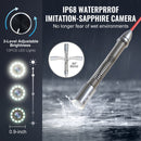 VEVOR Kanalizācijas kamera 100 m pašlīmeņojoša drenāžas kamera ar 25,65 cm skārienekrānu