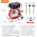 VEVOR Kanalizācijas kamera 100 m pašlīmeņojoša drenāžas kamera ar 25,65 cm skārienekrānu