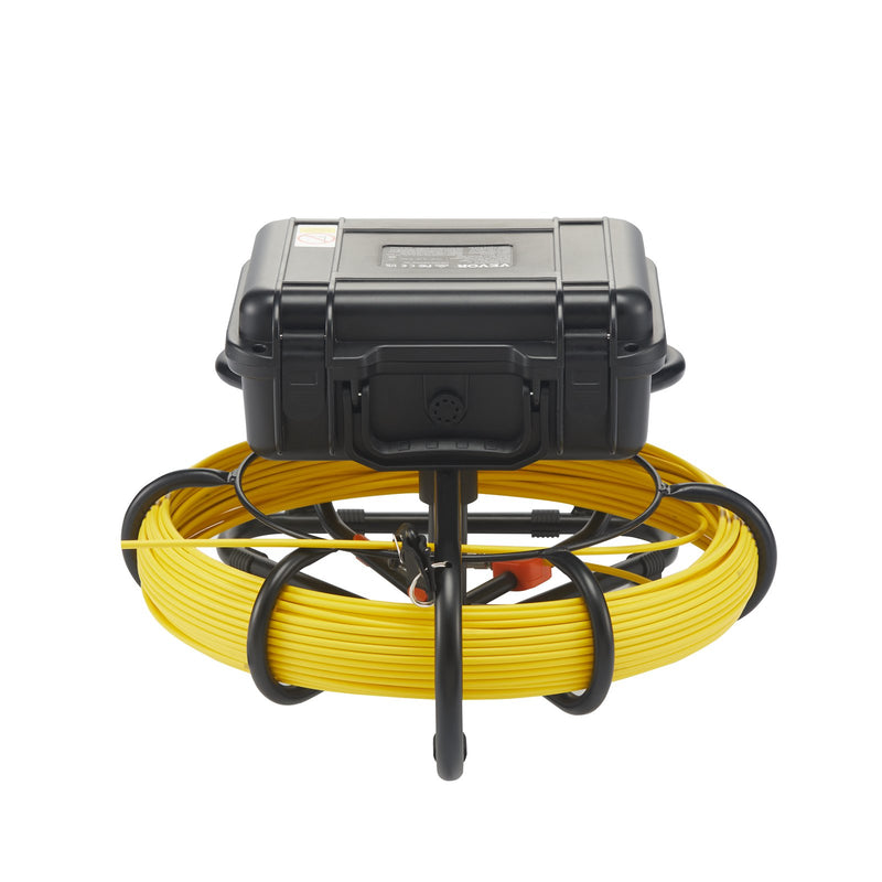 VEVOR kanalizācijas cauruļu inspekcijas kamera, 22,9 cm 720p ekrāns, cauruļu kamera, 50 m kabelis