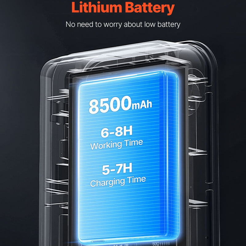 VEVOR kanalizācijas kamera 30m, 10,92 cm cauruļu kamera ar regulējamu LED un 16GB karti