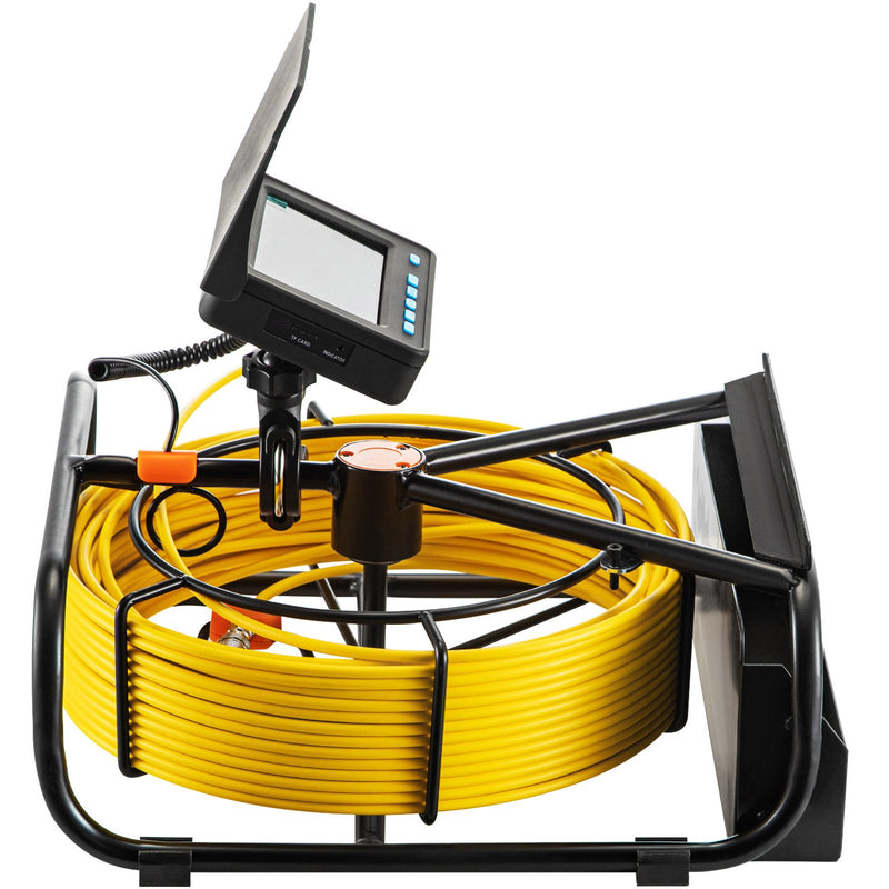 VEVOR kanalizācijas kamera 50 m, 10,92 cm kanālu kamera ar 6 regulējamām LED gaismām un 16GB atmiņas karte
