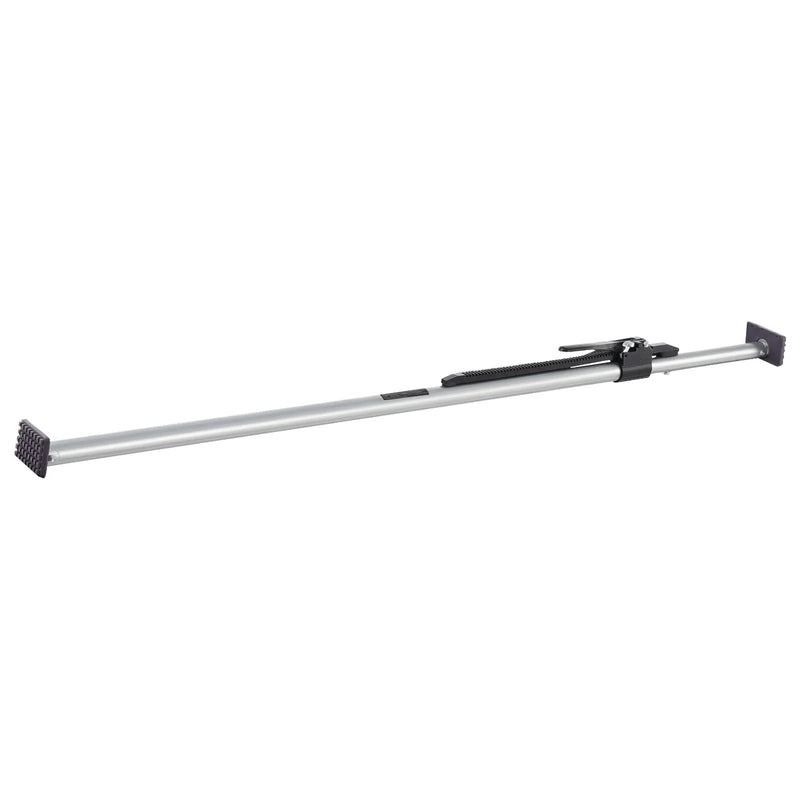 VEVOR kravas fiksācijas stienis, sprūdrata tipa kravas stienis ar regulējamu garumu 1499–1854 mm, izturīgs tērauda kravas stabilizators ar neslīdošiem balsta uzgaļiem, teleskopiski kravas fiksācijas stieņi pikapa kravas kastei.