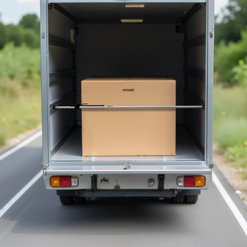 VEVOR kravas fiksācijas stienis, sprūdrata tipa kravas stienis ar regulējamu garumu 2261–2642 mm, izturīgs tērauda kravas stabilizators ar neslīdošiem uzgaļiem, kravas nostiprināšanai kravas auto kastēs, puspiekabēs un piekabēs (2 gab.)