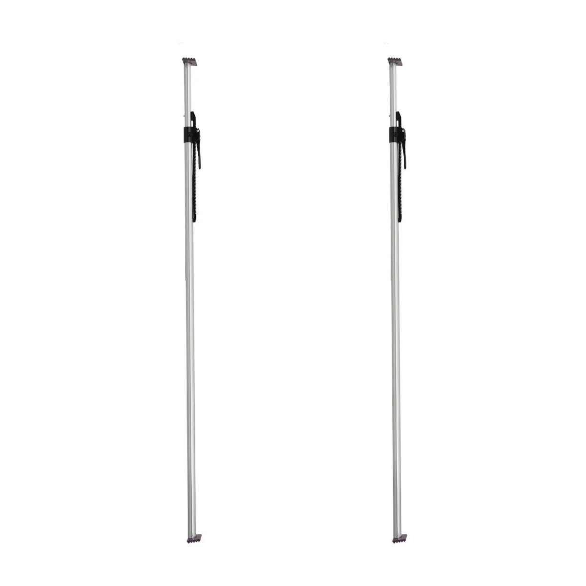 VEVOR Cargo Tie-Down Bar, Ratchet Type Load Bar with Adjustable Length 2261–2642 mm, Durable Steel Cargo Stabiliser with Non-Slip Ends, for Securing Cargo in Truck Beds, Semi-Trailers and Trailers (2 pcs)