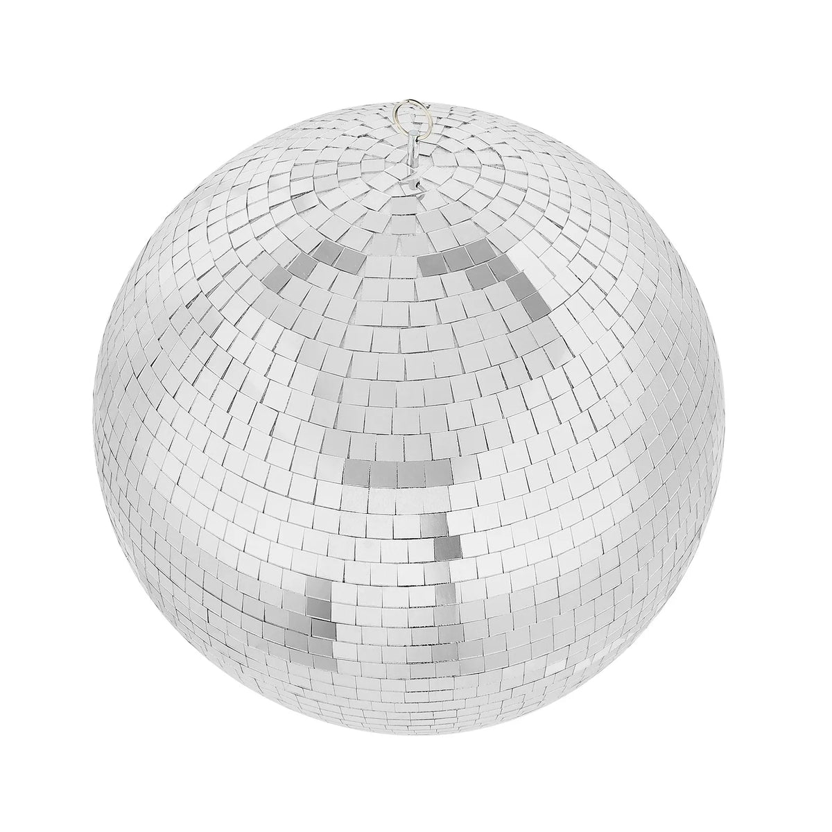 VEVOR spoguļdisco bumba 30 cm ar piekarināšanas gredzenu, spoguļvirsmas diskobumba ballīšu dekorācijām DJ klubiem, skatuvēm, kāzām, dzimšanas dienām, Ziemassvētkiem un Jaungada svinībām - ZEMLETES.LV