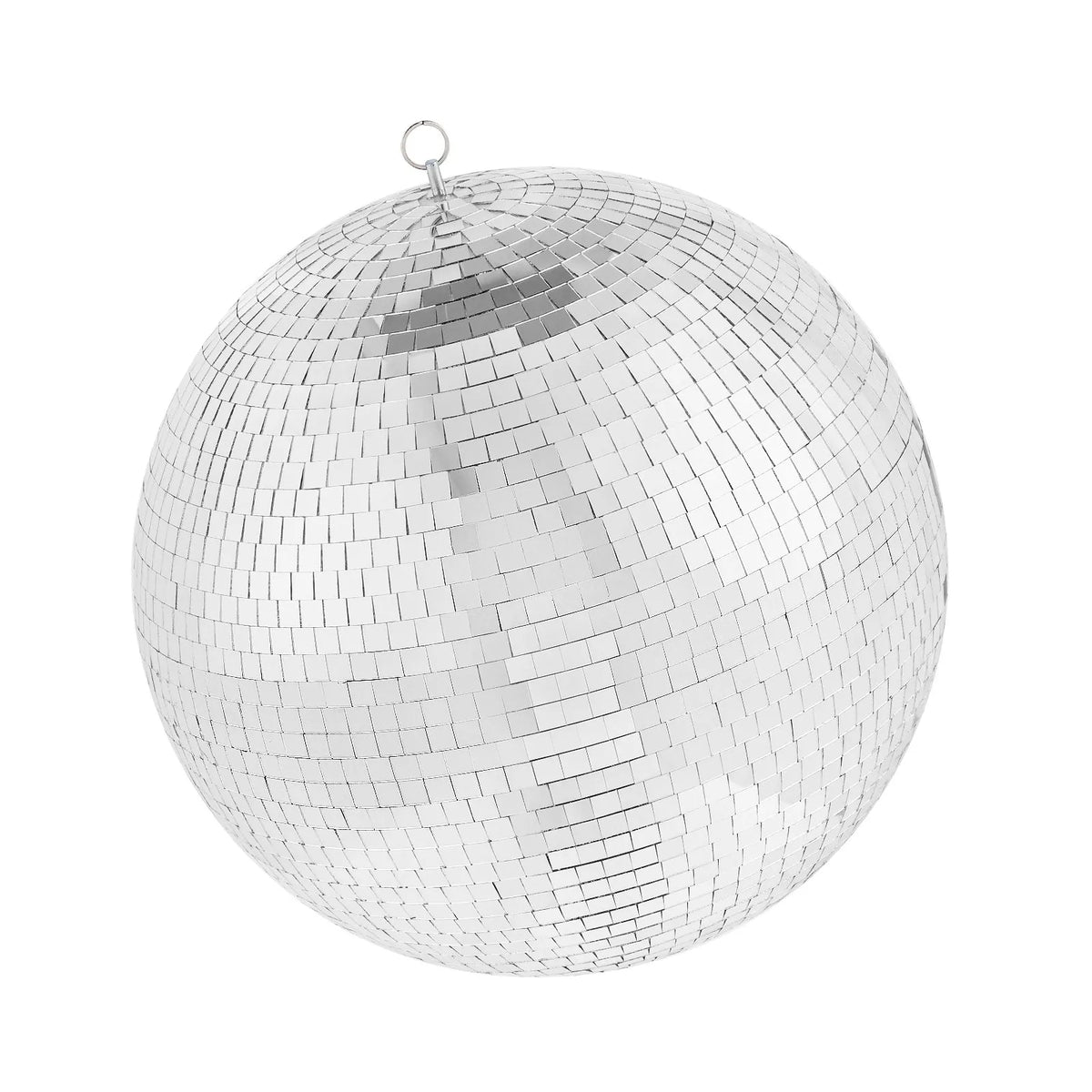 VEVOR spoguļdisco bumba 30 cm ar piekarināšanas gredzenu, spoguļvirsmas diskobumba ballīšu dekorācijām DJ klubiem, skatuvēm, kāzām, dzimšanas dienām, Ziemassvētkiem un Jaungada svinībām - ZEMLETES.LV