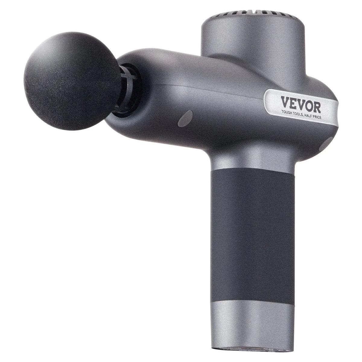 VEVOR mini massage gun, percussion muscle massage device for athletes with 5 speed levels and 6 massage heads, 7.4 V 2500 mAh battery, compact handheld massage gun for pain relief and muscle relaxation