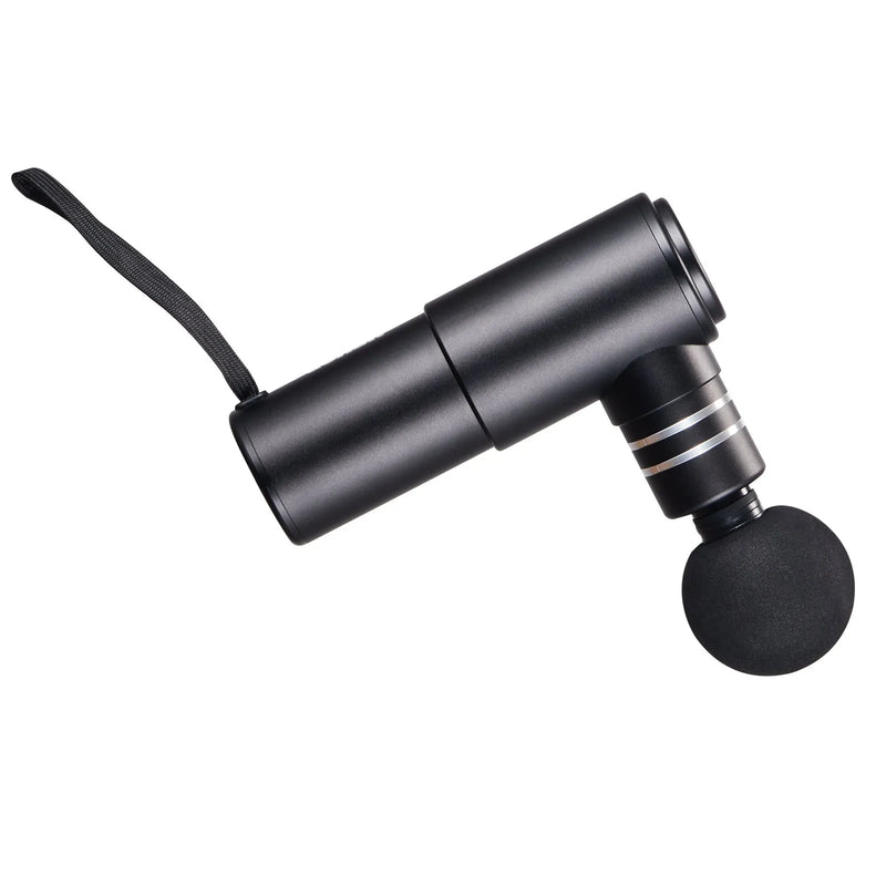 VEVOR mini dziļo audu masāžas pistole, perkusīvā muskuļu masāžas ierīce sportistiem ar 4 ātruma līmeņiem un 4 masāžas uzgaļiem, 12 V 2500 mAh akumulators sāpju mazināšanai un muskuļu relaksācijai