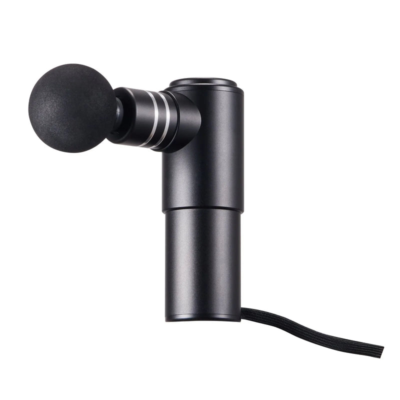 VEVOR mini dziļo audu masāžas pistole, perkusīvā muskuļu masāžas ierīce sportistiem ar 4 ātruma līmeņiem un 4 masāžas uzgaļiem, 12 V 2500 mAh akumulators sāpju mazināšanai un muskuļu relaksācijai