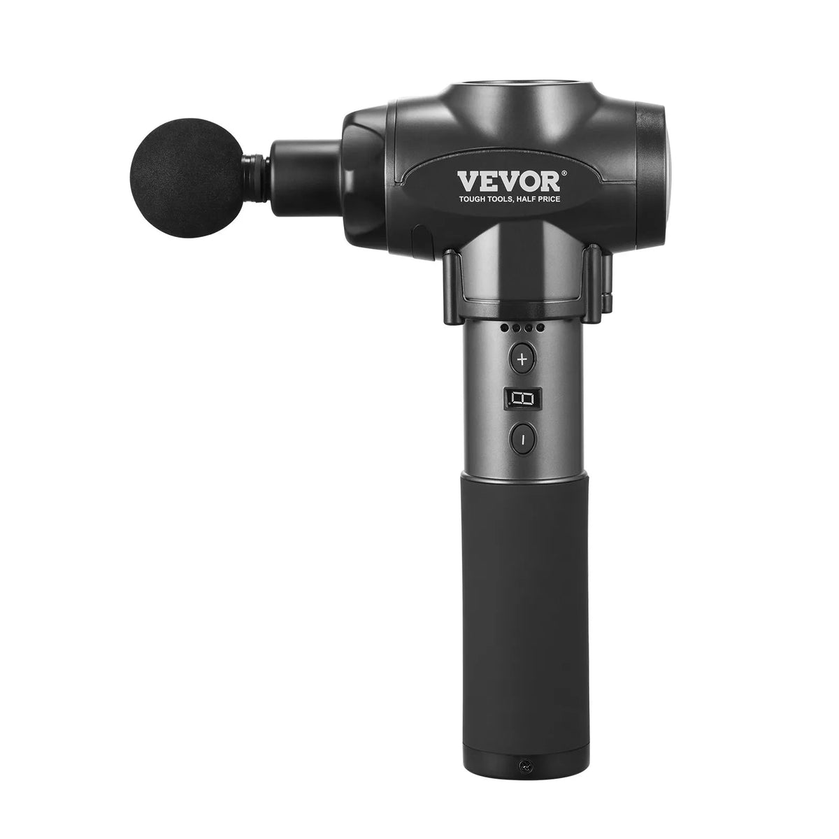 VEVOR Deep Tissue Massage Gun with 9 Speed Levels and 6 Massage Heads, 24V 2500mAh Battery, Percussion Muscle Massage Device for Athletes Pain Relief and Muscle Relaxation