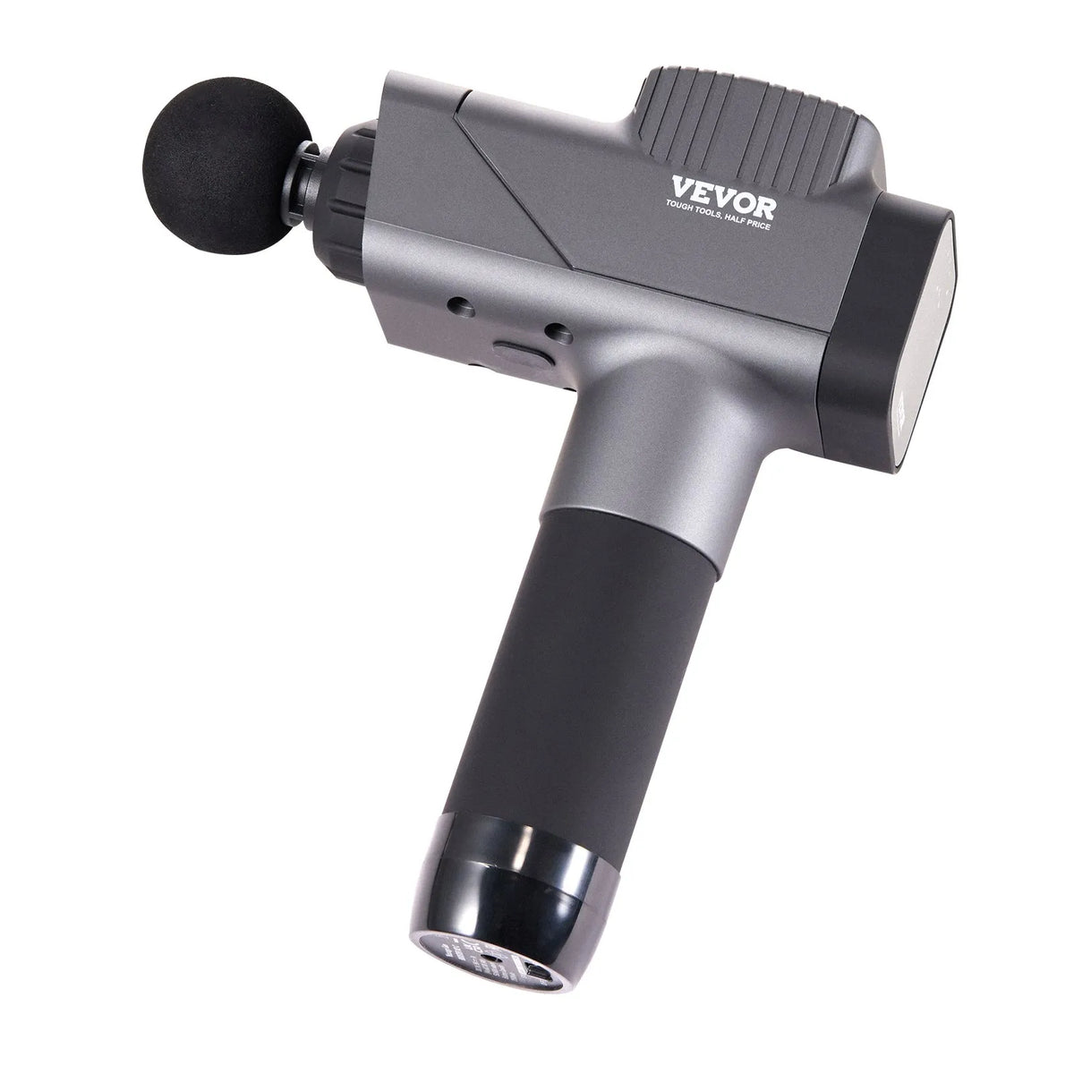 VEVOR Deep Tissue Massage Gun, Percussion Muscle Massage Device for Athletes with 8 Speed Levels and 6 Massage Heads, 16V 2500mAh Battery, Handheld Massage Gun for Pain Relief and Muscle Relaxation