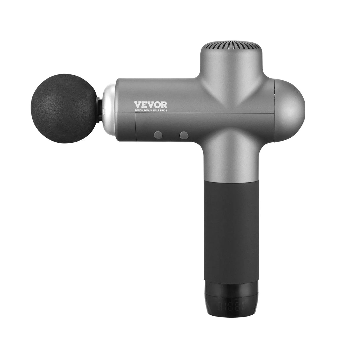 VEVOR Deep Tissue Massage Gun, Percussion Muscle Massage Device for Athletes with 8 Speed Levels and 6 Massage Heads, 24V 2500mAh Battery for Pain Relief and Muscle Relaxation
