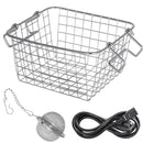 VEVOR 2 L ultraskaņas tīrīšanas iekārta no nerūsējošā tērauda ar digitālo sildītāju un taimeri, piemērota rotaslietu tīrīšanai mājas, profesionālai un komerciālai lietošanai