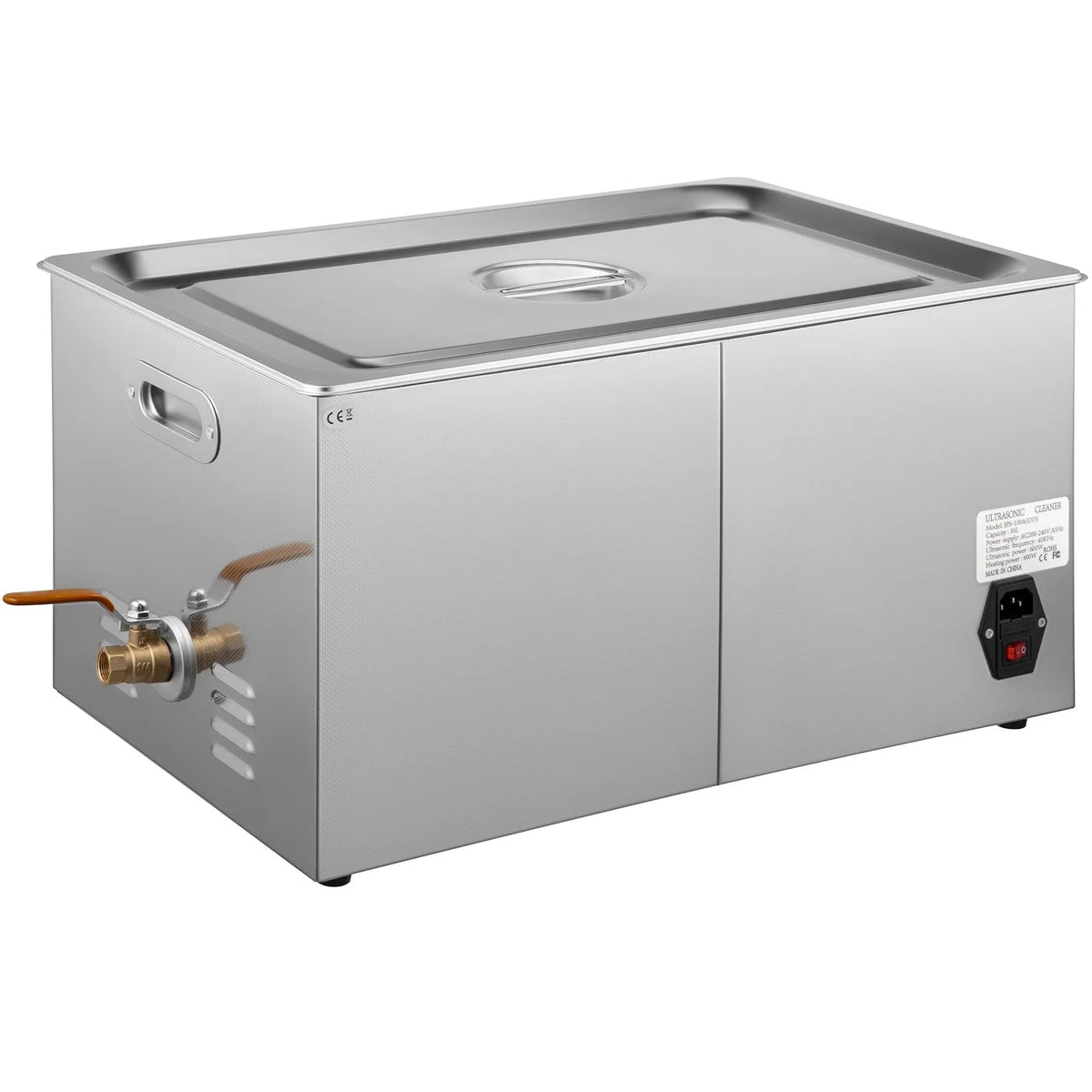 VEVOR 22 L Ultrasonic Cleaning Machine Stainless Steel with Digital Heater, Timer and Basket (22 L) — Suitable for Commercial and Home Use, Providing Efficient Ultrasonic Cleaning for Jewellery, Glasses, Instruments and Other Items