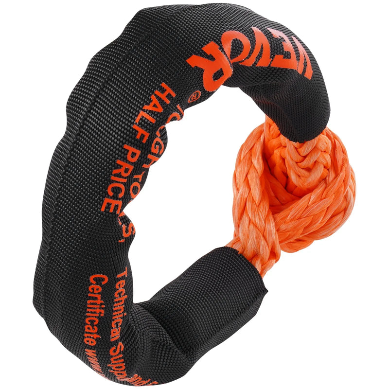 2 gab. mīkstās šakles no sintētiskās atjaunošanas troses, 1,3 × 56 cm, 20 t pārrāvuma izturība