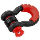 2 gab. D-veida skavu komplekts 19 mm ar 22,2 mm skrūvējamu tapu, 28,5 t lūzuma slodze