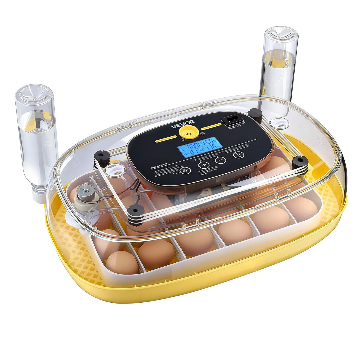 VEVOR Egg Incubator for 24 Eggs with Automatic Turning, Candler and Water Refill