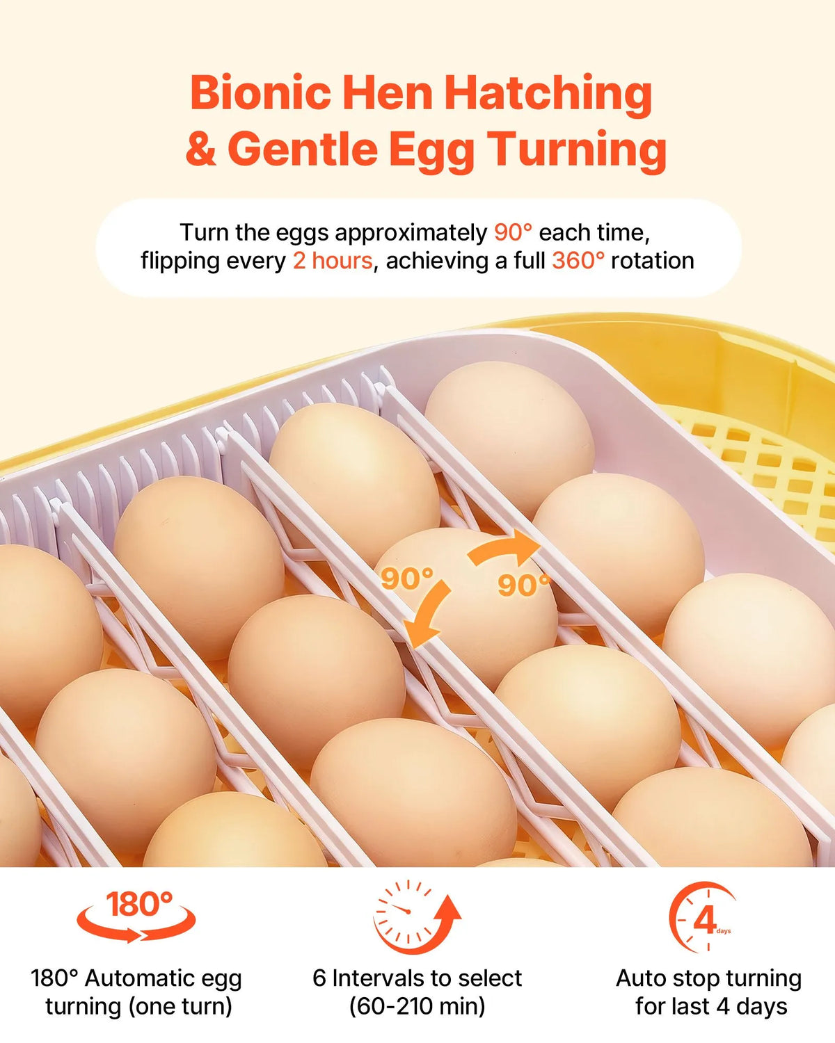 VEVOR Egg Incubator for 24 Eggs with Automatic Turning, Candler and Water Refill