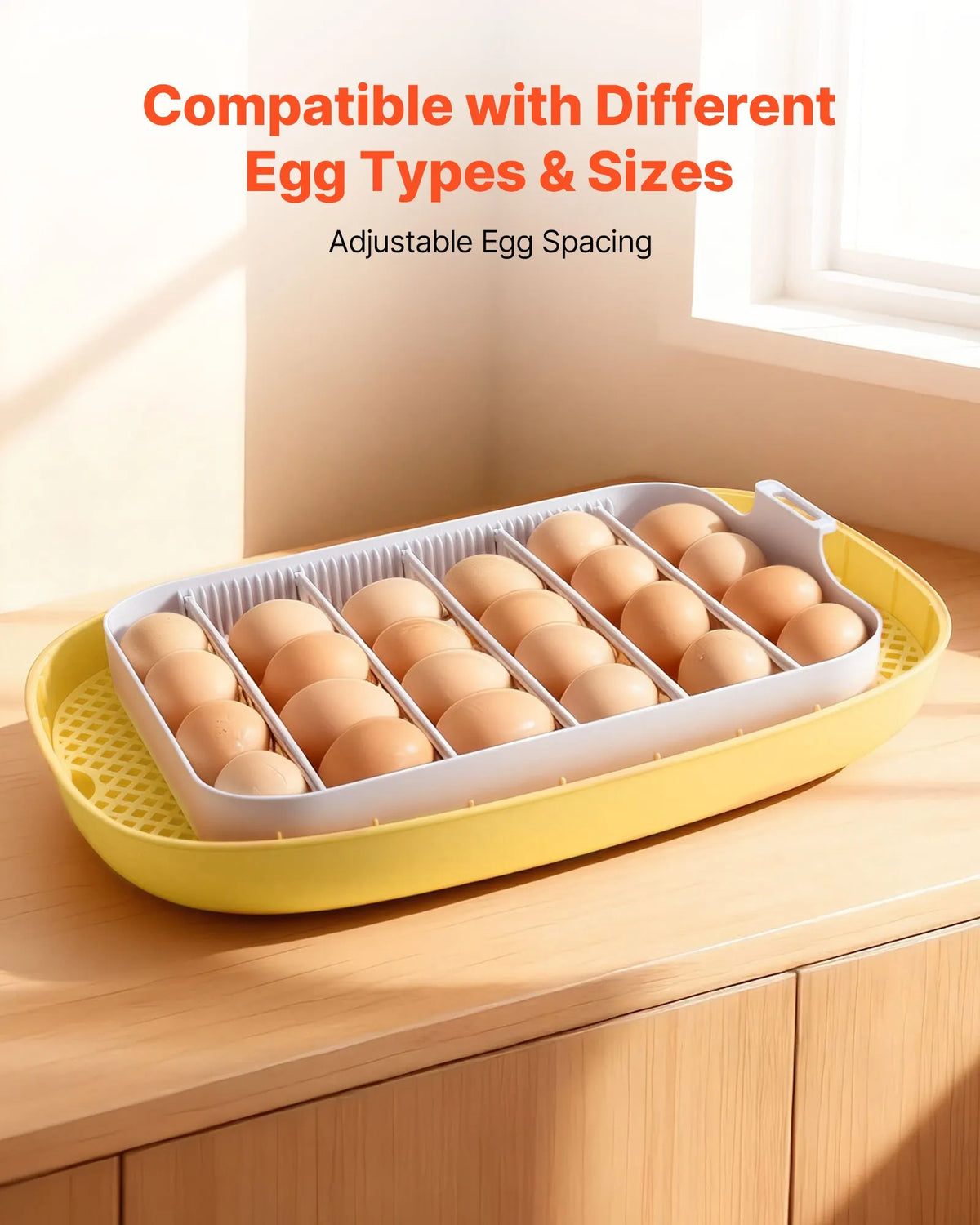 VEVOR Egg Incubator for 24 Eggs with Automatic Turning, Candler and Water Refill