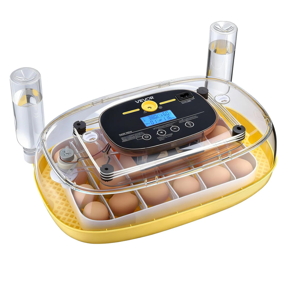 VEVOR Egg Incubator for 24 Eggs with Automatic Turning, Candler and Water Refill