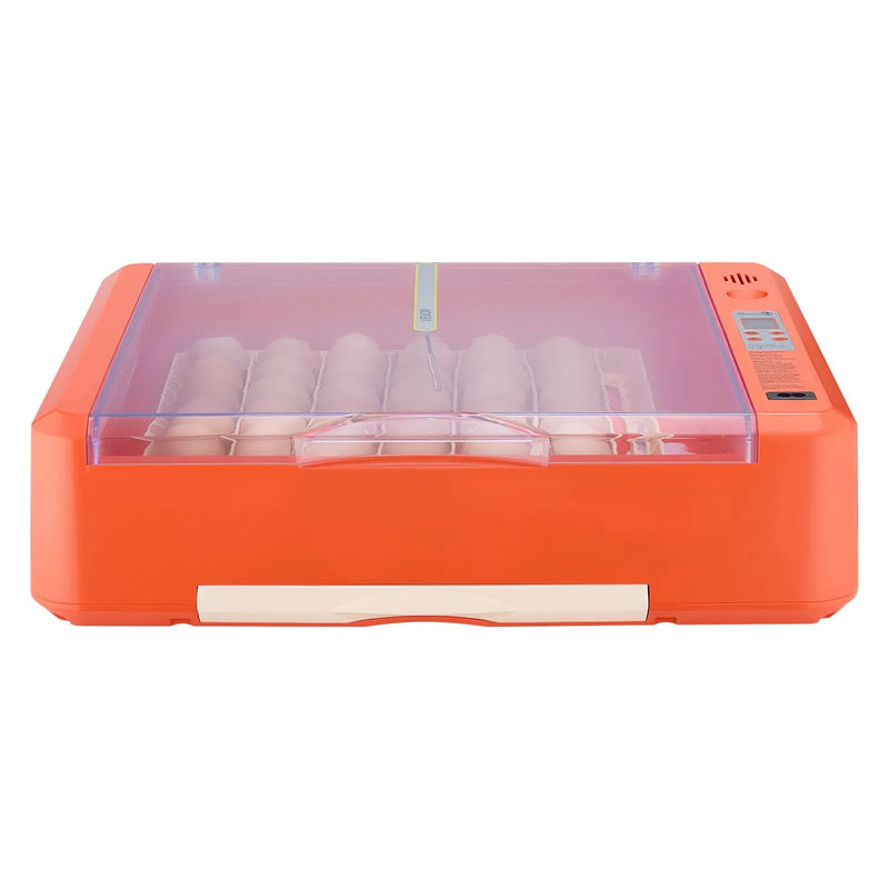VEVOR 36 olu inkubators ar automātisku olu grozītāju, LED ovoskopu un ūdens paplāti, temperatūras un mitruma kontroli, caurspīdīgu 360° skata logu putnu olu inkubēšanai cāļiem, pīlēm, zosīm un paipalām
